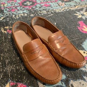 Cole Haan penny loafers leather 10.5 tan women’s